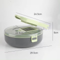 Овощерезка Vegetable Cutter 10 в 1 с корзиной-друшлагом · Слайсер ручной для нарезки овощей и фруктов