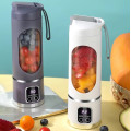 Беспроводная аккумуляторная мини соковыжималка – шейкер для соков, смузи, коктейлей LY-638 · Портативный блендер с USB зарядкой, 3 скорости, 450 мл