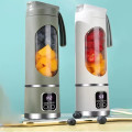 Беспроводная аккумуляторная мини соковыжималка – шейкер для соков, смузи, коктейлей LY-638 · Портативный блендер с USB зарядкой, 3 скорости, 450 мл