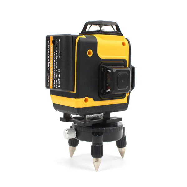 Лазерный 3D-4D 16-линейный зеленый уровень - нивелир · Инструмент для измерения пересечения линий 360°