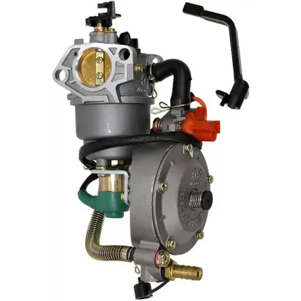 Карбюратор генератора 5,5-8,5 кВт с газовым редуктором · Карбюратор и редуктор для генераторов газ/бензин