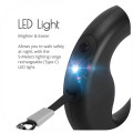 Собачий поводок SKEPPY с кольцом с LED подсветкой · Автоматический выдвижной поводок – рулетка для питомца 3 метра