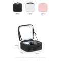 Дорожная косметичка – органайзер с зеркалом и LED подсветкой · Портативный бьюти-кейс для косметики
