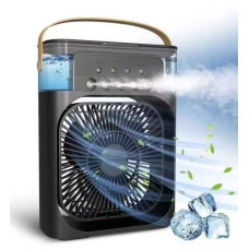 Настольный вентилятор с функцией увлажнителя Air Cooler Fan · Мини вентилятор - кондиционер с отделением для льда