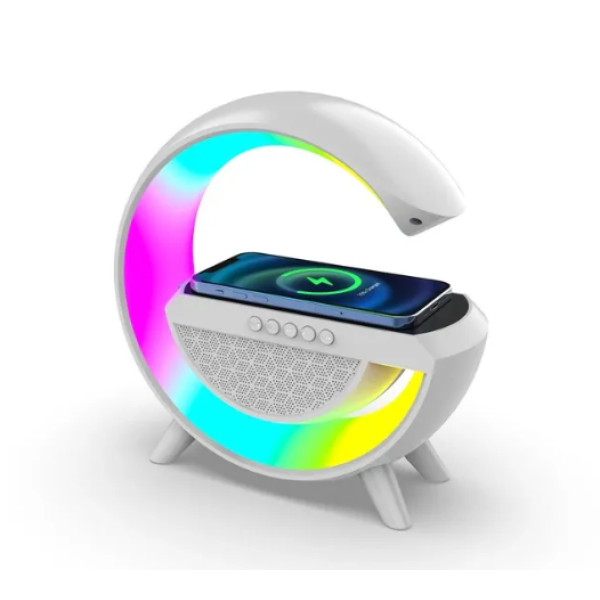 Лампа – ночник Smart DEMO Light Sound Machine с беспроводной зарядкой и встроенной Bluetooth колонкой