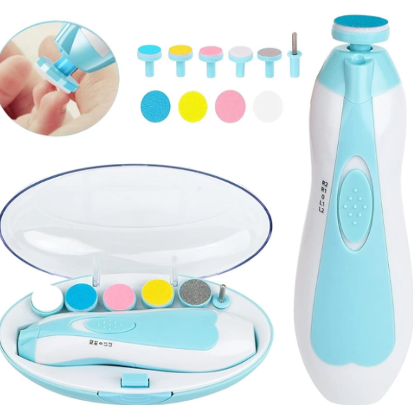 Детский триммер для ногтей 6 в 1 Маникюрный набор для детей и взрослых с насадками для шлифовки и полировки в комплекте