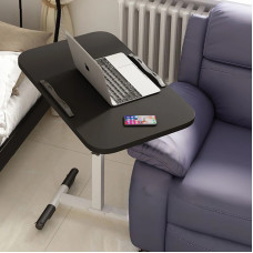 Портативный складной прикроватный столик на колёсиках · Стол для ноутбука с регулировкой высоты и цельной поворотной столешницей