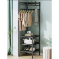 Угловая напольная вешалка-стеллаж Corner rack ∙ Стойка с перекладиной для вешалок в прихожую