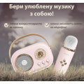 Акустическая система «RETRO» с микрофоном ∙ Беспроводная портативна Bluetooth колонка на аккумуляторе ∙ Мини-караоке