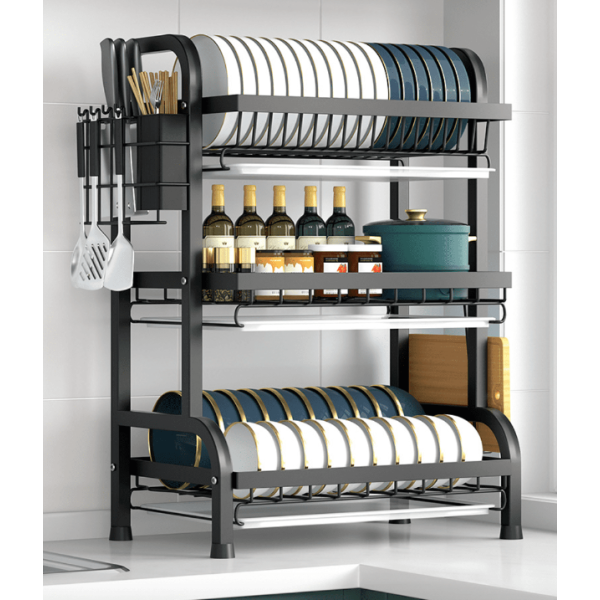 Многофункциональный Стеллаж-органайзер для хранения кухонной посуды ∙ Стойка для кухни Dish Rack