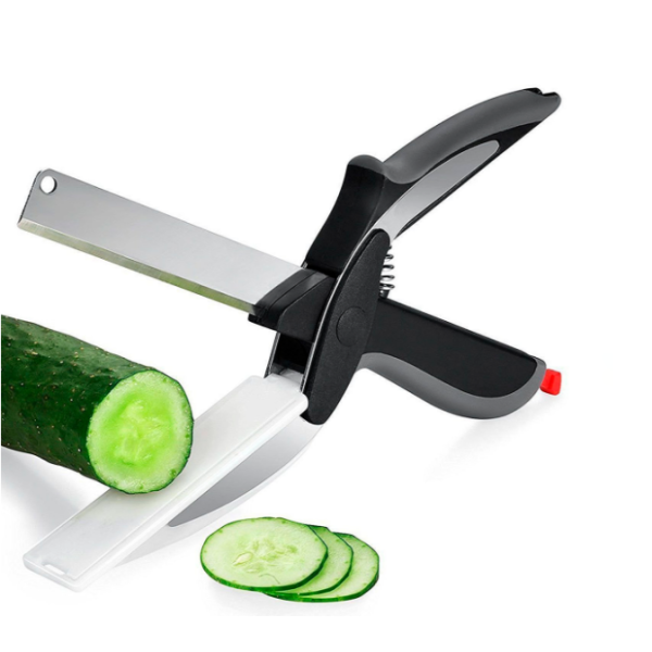 Кухонный нож - ножницы Clever Cutter JN-59 TV One для быстрой нарезки и шинковки