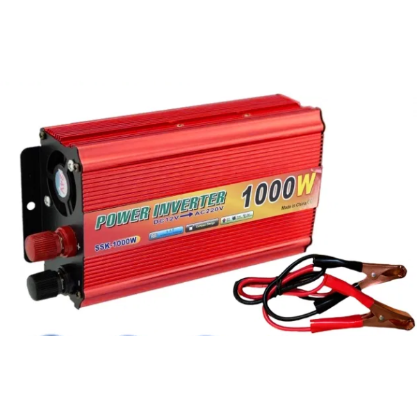 Инвертор преобразователь напряжения Power Inverter 12-220V, 1000W