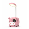 Детская настольная аккумуляторная лампа Quite Light EL-2177 ∙ Портативный беспроводной USB светильник с органайзером для хранения принадлежностей ∙ 3 режима свечения