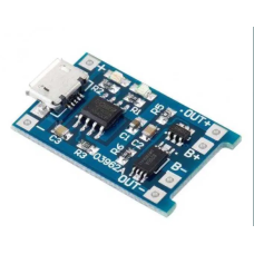 Модуль заряда Li-ion ТР4056 Micro USB плата от перезаряда, 10 шт.