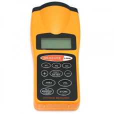 Лазерный дальномер TEST DISTANCE 3007 ∙ Ультразвуковая строительная рулетка – линейка с встроенным термометром