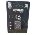 Карта памяти Micro SDHC 16GB Amazon pro microSD Микро СД карта с адаптером