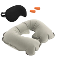 Набор для путешествий Travel Selection 3 в 1 Надувная подушка – воротник на шею / Маска на глаза / Беруши для ушей