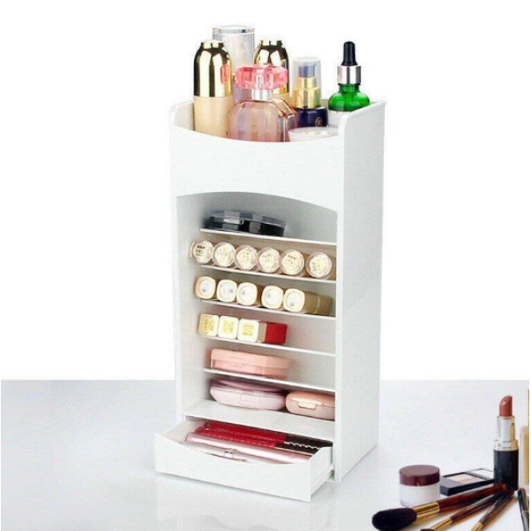 Настольный органайзер Cosmake Lipstick And Nail Polish Organizer Мини-стеллаж с полочками для помад, лаков и косметики