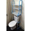 Напольная стойка над туалетом с полками ∙ Органайзер - стеллаж для хранения туалетных принадлежностей в ванную комнату