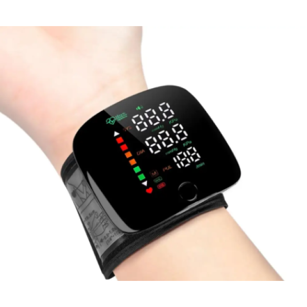 Автоматический тонометр для запястья ∙ Аппарат для измерения давления с встроенным аккумулятором