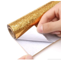 Фольга - самоклейка 'Золото' 300 х 60 см ∙ Самоклеящаяся защитная фольга пленка для кухонных и других поверхностей, стойкая к жиру, воде и высоким температурам