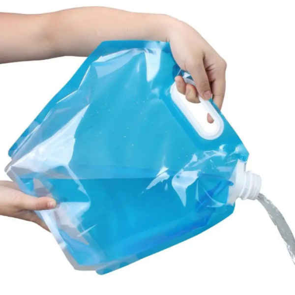 Пластиковая канистра - пакет для воды 10 л ∙ Складная походная емкость для жидкостей