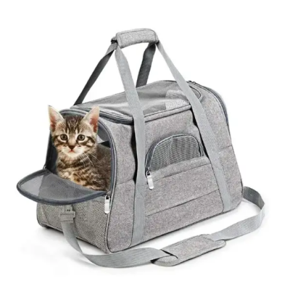 Сумка - переноска для домашних животных ∙ Домик с окошками для транспортировки кошек, собак, кроликов