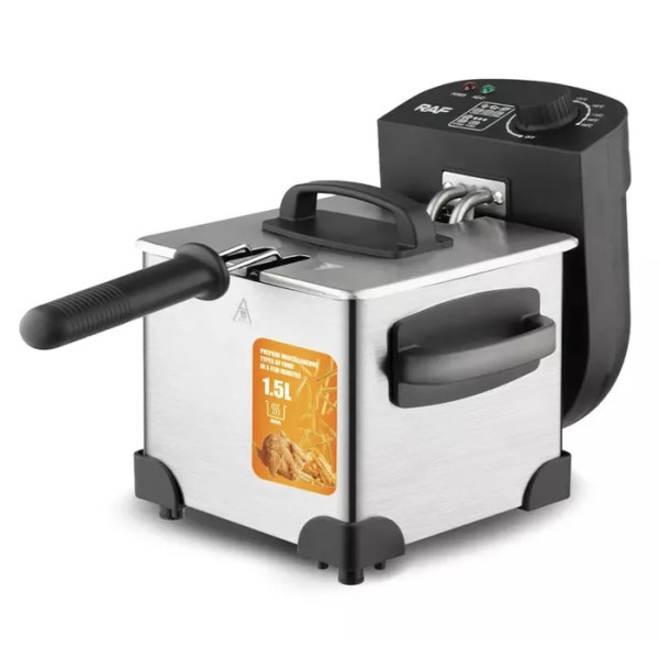 Фритюрница RAF R.5229 Домашний электрический фритюр, 1000 Вт