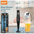 Погружной блендер с чашей RAF R.312B 4 в 1, 800 Вт