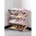 Полка – органайзер для обуви Z-shaped Shoe Rack · Универсальная стойка для хранения на 4 полки