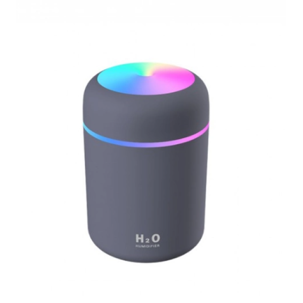 Мини увлажнитель воздуха с подсветкой – ночником H2O USB, 300 мл