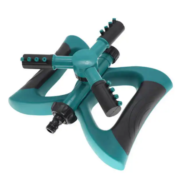 Спринклер дождеватель для газона огорода и сада • Автоматический вращающийся ороситель 360° для полива