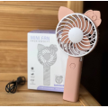 Портативный ручной мини вентилятор MINI CAT FAN складной детский вентилятор USB на аккумуляторе