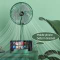 Портативный мини вентилятор для дома Telescopic Folding Fan · Складной настольный вентилятор с USB зарядкой