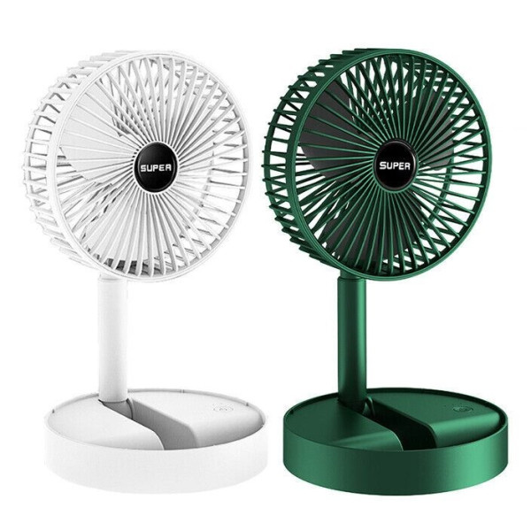 Портативный мини вентилятор для дома Telescopic Folding Fan · Складной настольный вентилятор с USB зарядкой