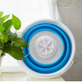 Ультразвуковая портативная стиральная машина Ultrasonic Turbine Wash USB со складным ведром 10 л