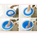 Ультразвуковая портативная стиральная машина Ultrasonic Turbine Wash USB со складным ведром 10 л