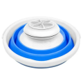 Ультразвуковая портативная стиральная машина Ultrasonic Turbine Wash USB со складным ведром 10 л