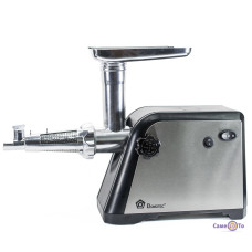 Электрическая мясорубка DOMOTEC MS-2020 Многофункциональная электромясорубка с насадками для свежевыжатого сока, колбасок, и терками – шинковками, 2600 Вт