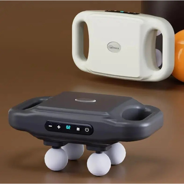 Электрический массажер для спины и шеи MA562 • 4 массажные головки, дисплей и аккумулятор 1500 мАч