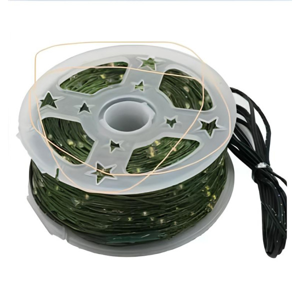 Светодиодная USB гирлянда проволока Роса 200 LED 20 метров • Гирлянда Капля росы для декора дома офиса и улицы