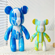 Флюидный медвежонок Fluid Bear Bearbrick с красками, 33 см · Набор для творчества DIY Мишка Сделай сам Флюидный медвежонок Fluid Bear Bearbrick с красками, 33 см · Набор для творчества DIY Мишка Сделай сам