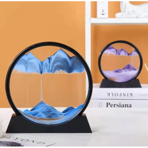 Настольная песочная 3D картина – антистресс «Песчаный пейзаж» Движущийся песок