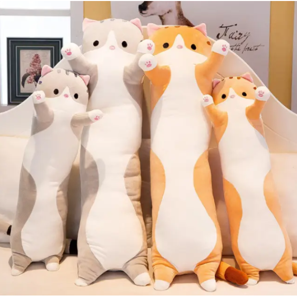 Мягкая игрушка – обнимашка Кот Батон · Подушка антистресс, 130 см