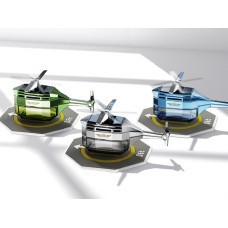 Автомобильный ароматизатор Вертолёт на солнечной батарее Drone Car Fragrance с вращением 360°