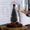 Декоративная новогодняя елка в колбе с подсветкой со светодиодной гирляндой ∙ Рождественский ночник