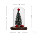 Декоративная новогодняя елка в колбе с подсветкой со светодиодной гирляндой ∙ Рождественский ночник