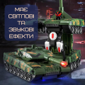 Детская игрушка Танк - трансформер Armored Car на радиоуправлении ∙ Машинка – робот с пультом, вращением 360°, подсветкой и звуком на аккумуляторе