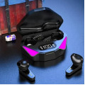 Беспроводные наушники X15 с Bluetooth и RGB подсветкой в зарядном кейсе · Гарнитура с микрофоном и шумоподавлением