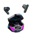 Беспроводные наушники X15 с Bluetooth и RGB подсветкой в зарядном кейсе · Гарнитура с микрофоном и шумоподавлением